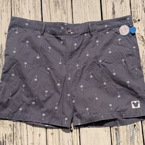 4/$40 Junk Food Disney Collab palm tree shorts 2x